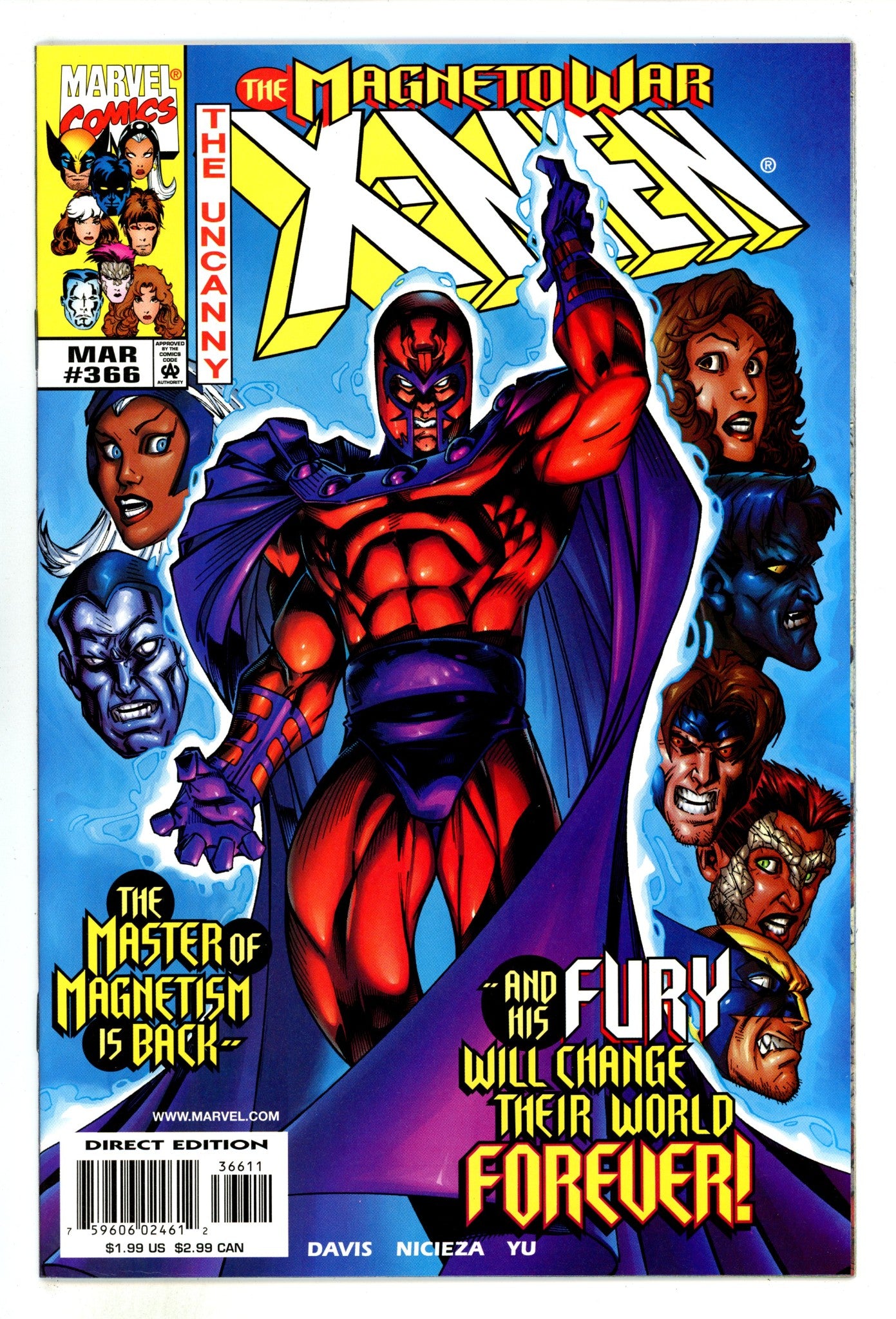 The Uncanny X-Men Vol 1 366 High Grade (1999) 