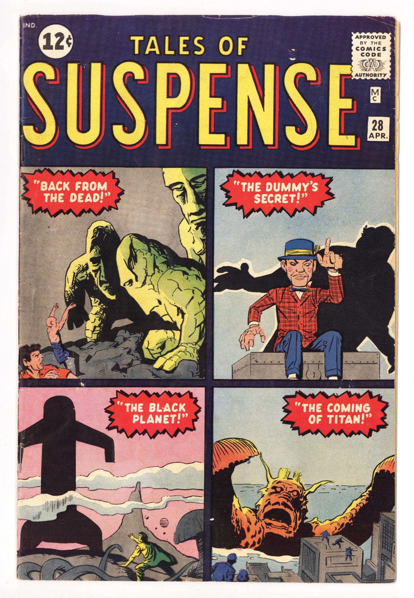 Tales of Suspense Vol 1 28 GD/VG (3.0) (1962) 