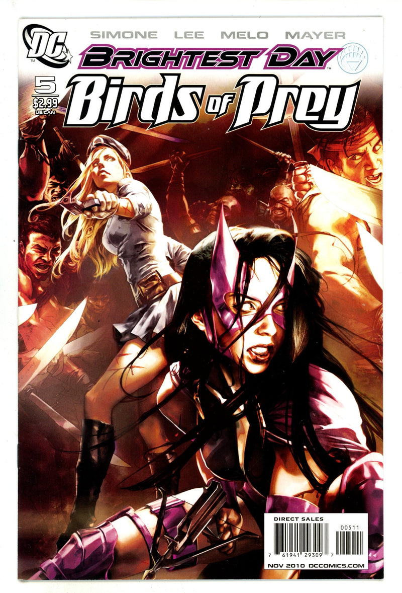 Birds of Prey Vol 2 5 Mid Grade (2010) 