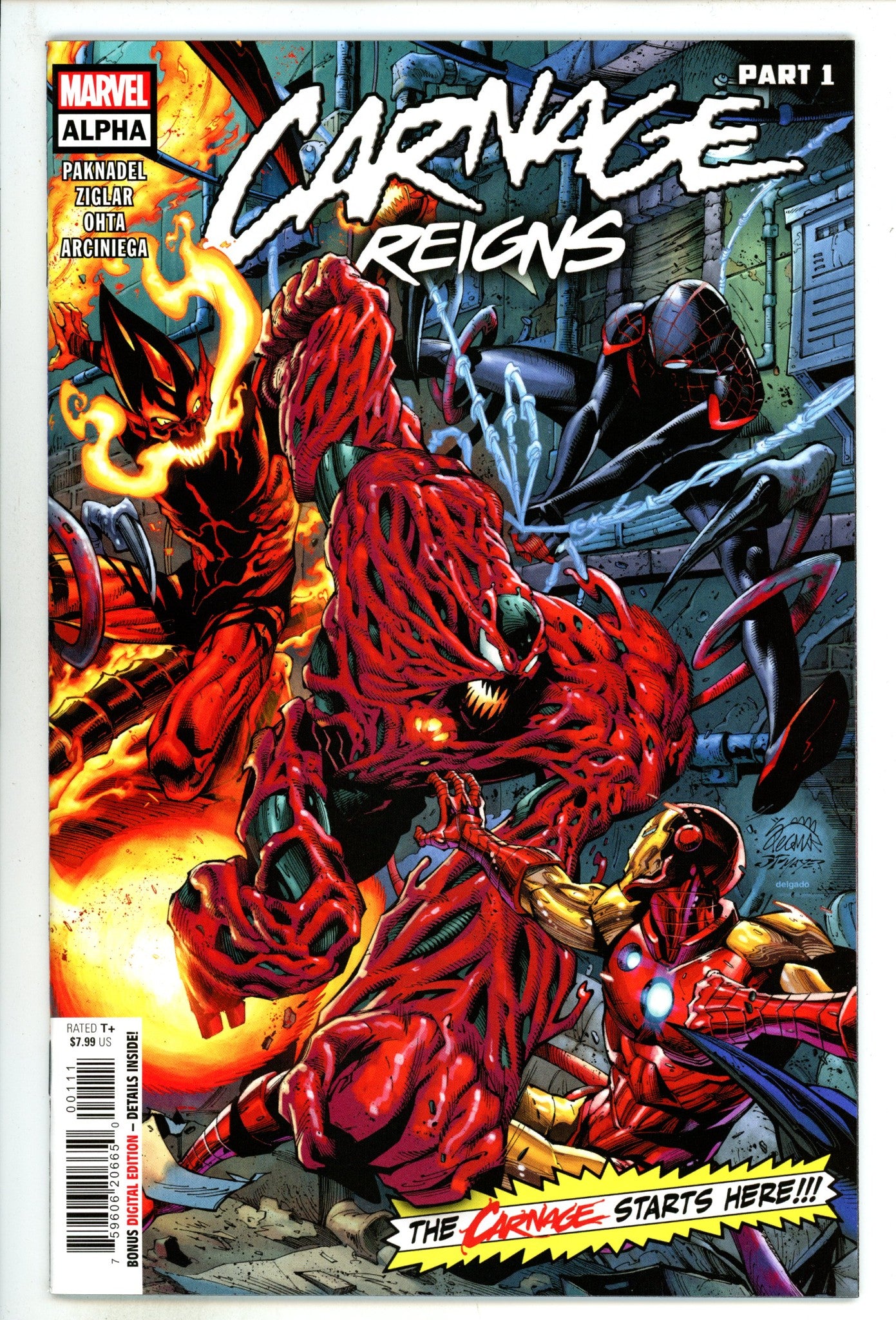 Carnage Reigns Alpha 1 High Grade (2023) 