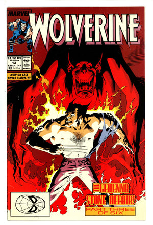 Wolverine Vol 2 13 Mid Grade (1989)