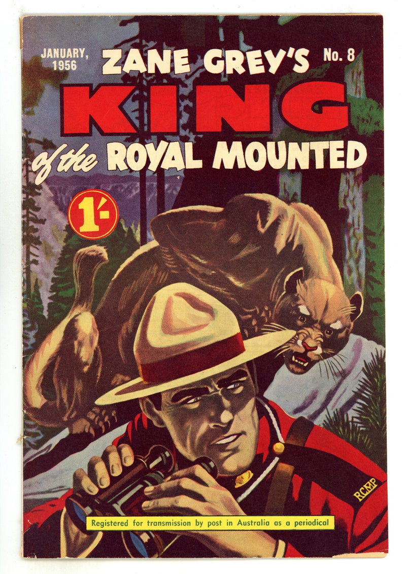 Zane Grey's King of the Royal Mounted 8 VG/FN (5.0) (1956) 