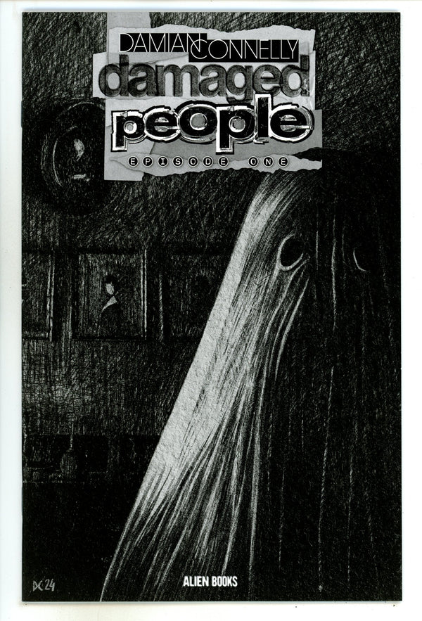 Damaged People 1 Connelly B&W Variant (2024)