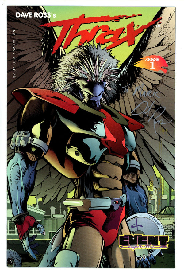 Thrax 1 VF/NM Signed Dave Ross (1996)