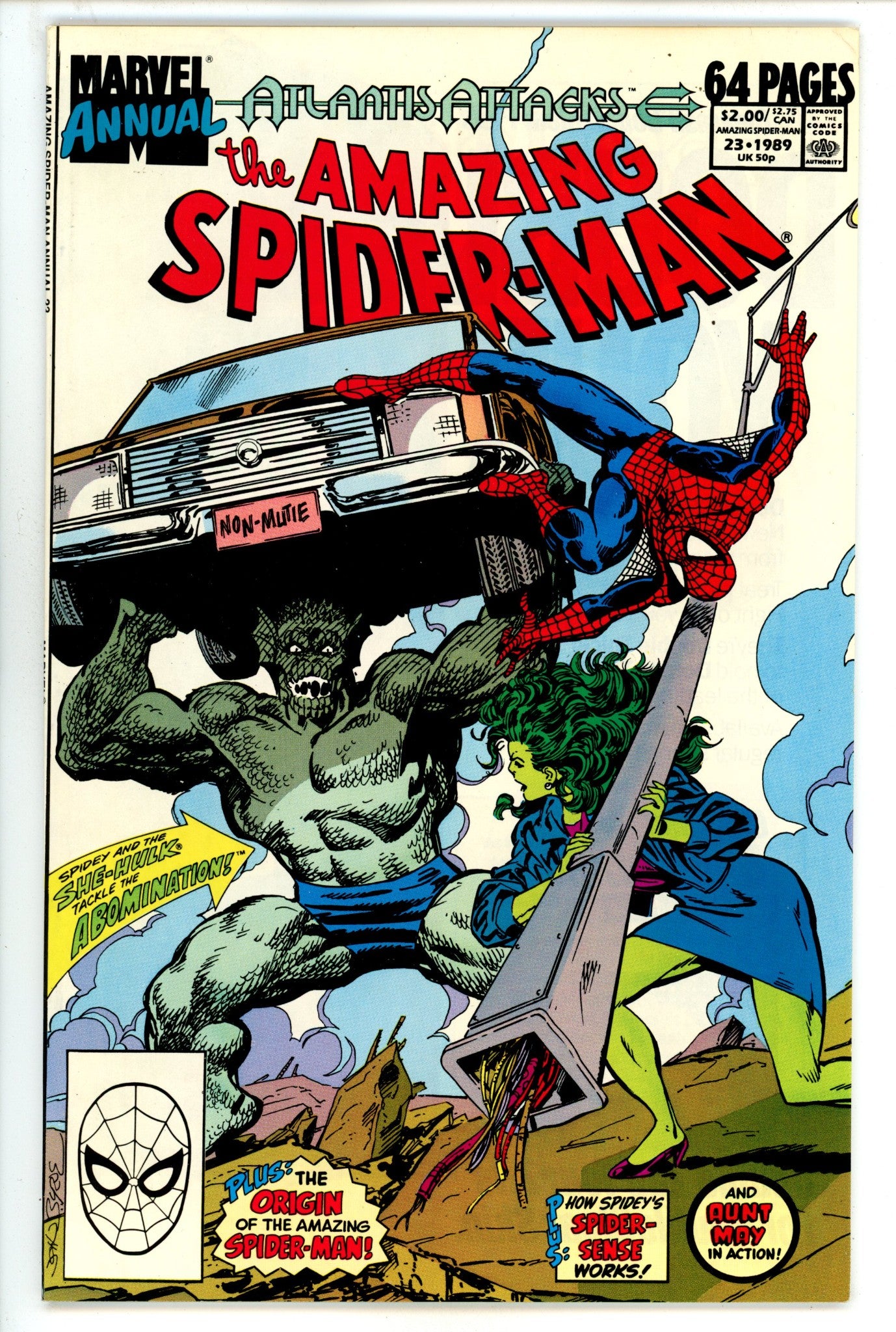 The Amazing Spider-Man Annual Vol 1 23 VF- (7.5) (1989) 