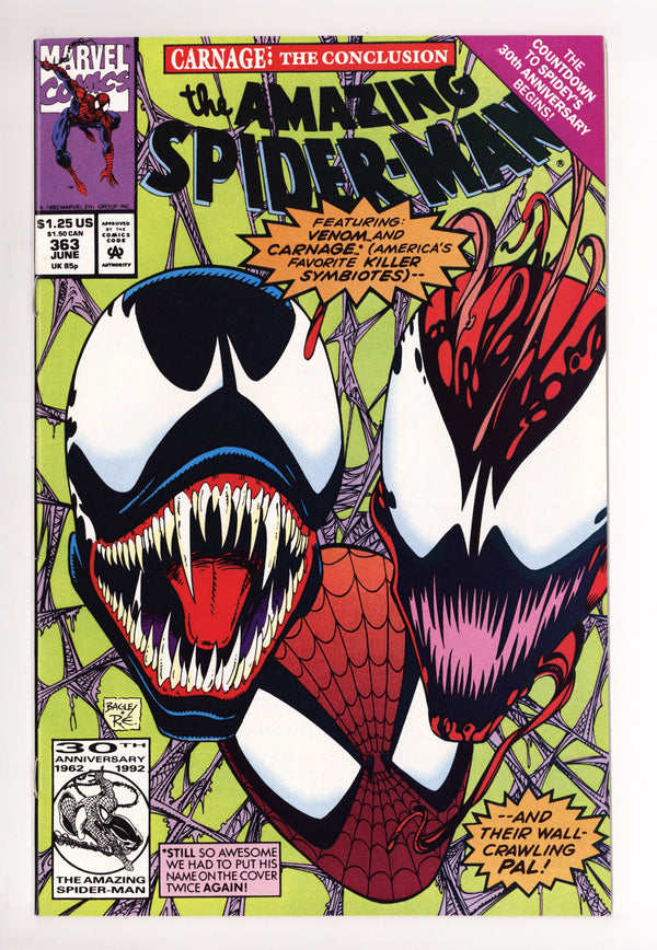 The Amazing Spider-Man Vol 1 363 VF (8.0) (1992)