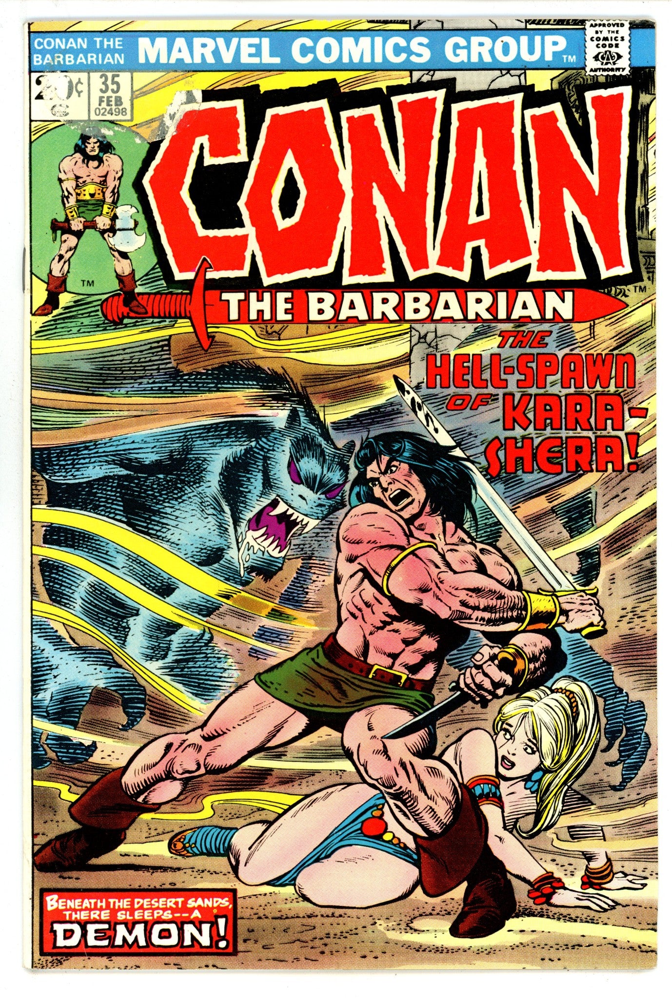 Conan the Barbarian Vol 1 35 VG (4.0) (1974) 
