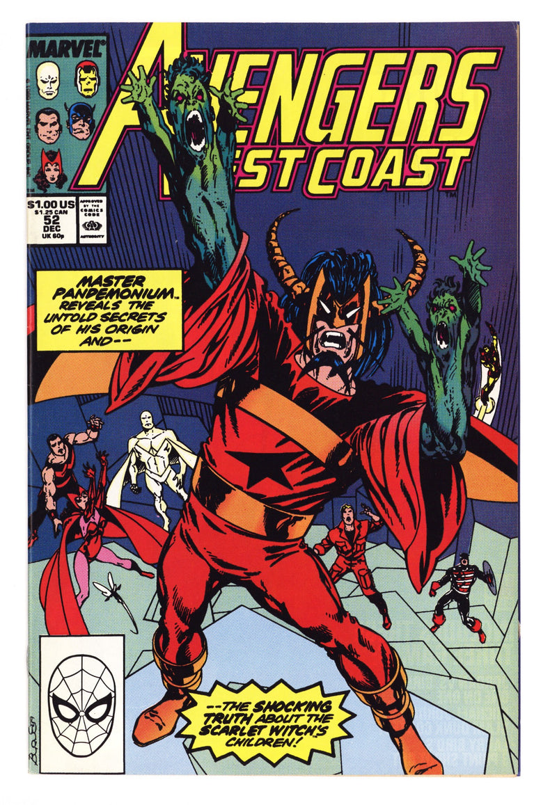 Avengers West Coast Vol 2 52 Mid Grade (1989) 
