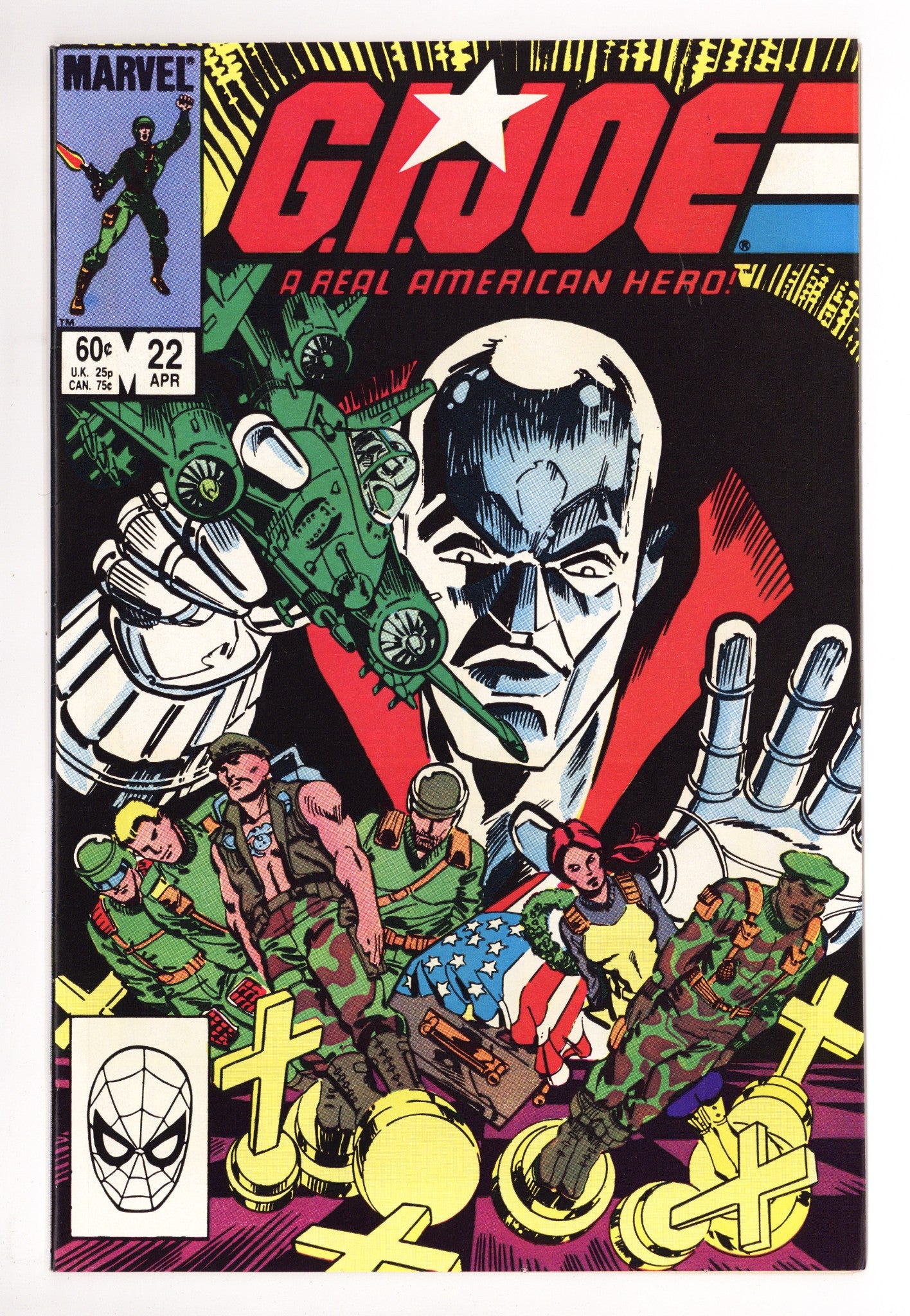 G.I. Joe, A Real American Hero   22  VF/NM (9.0)   (1984)        
