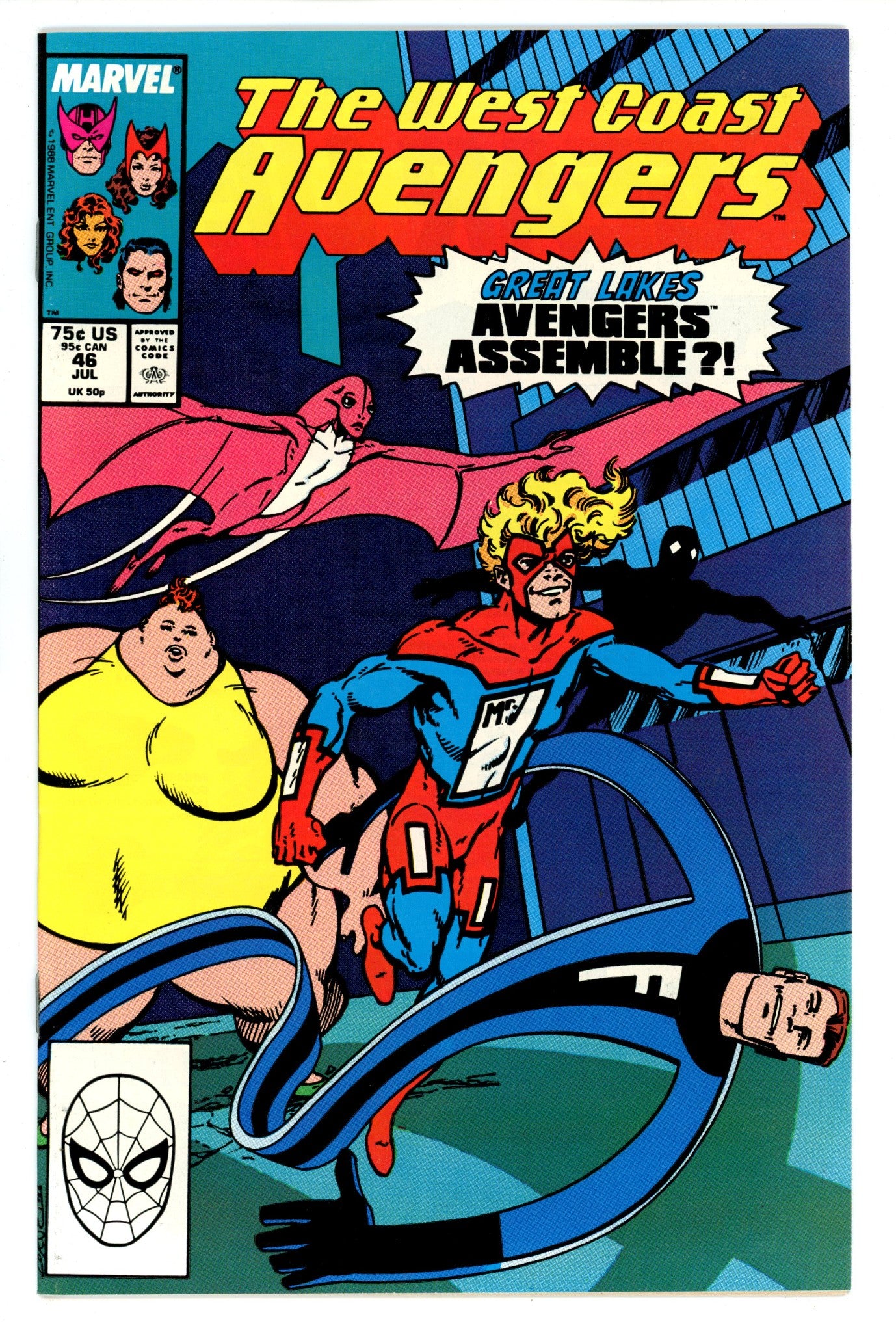 West Coast Avengers Vol 2 46 VF (8.0) (1989) 