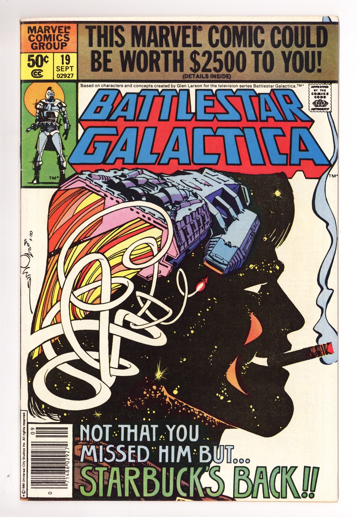 Battlestar Galactica Vol 1 19 Mid Grade Marvel (198 | CaptCan Comics ...