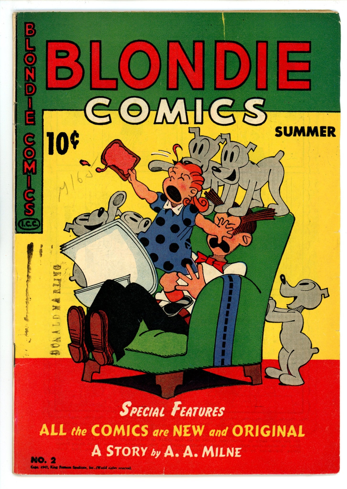 Blondie Comics 2 VG+ (4.5) (1947) 