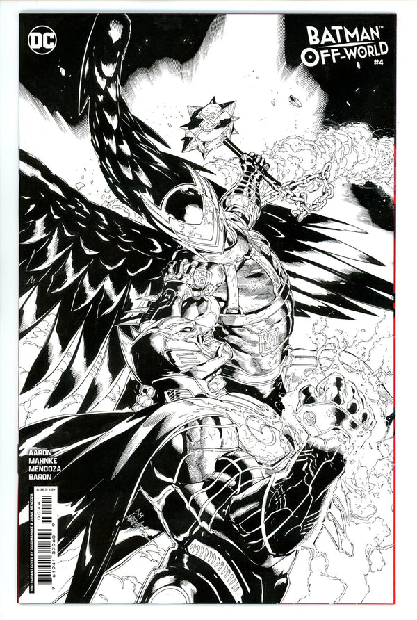 Batman Off-World 4 Mahnke B&W Incentive Variant NM (2024)