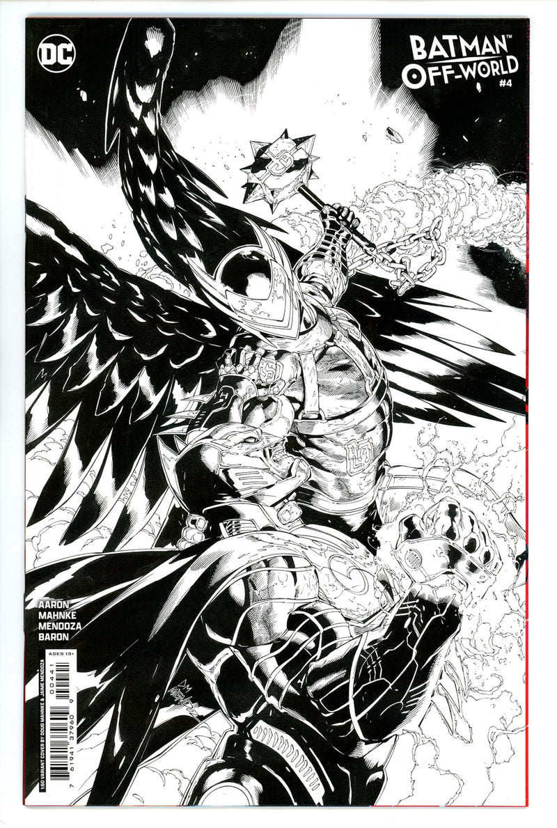 Batman Off-World 4 Mahnke B&W Incentive Variant NM (2024)