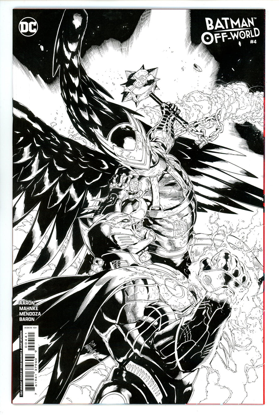Batman Off-World 4 Mahnke B&W Incentive Variant NM (2024)