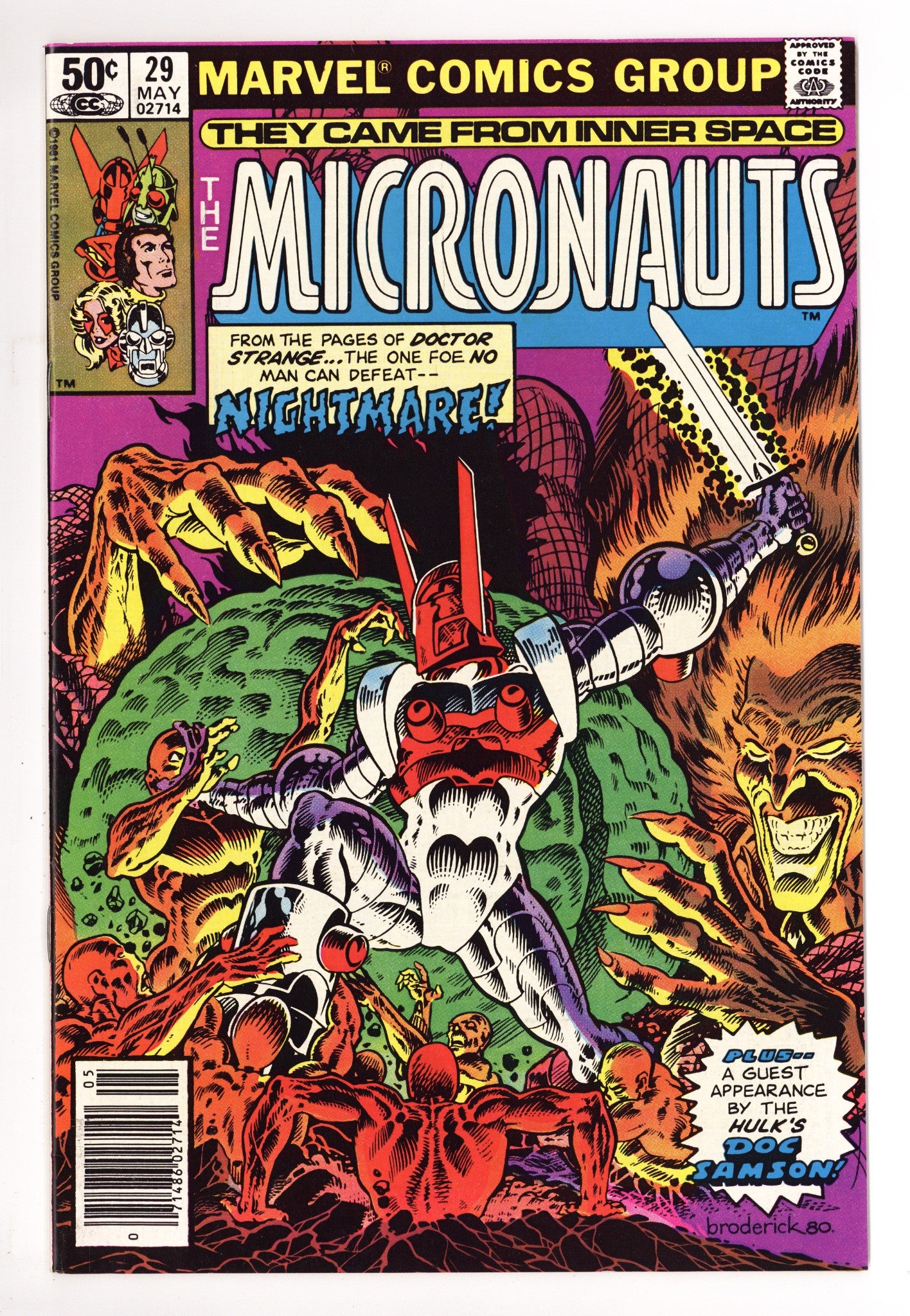 Micronauts Vol 1 29 High Grade (1981) Newsstand 