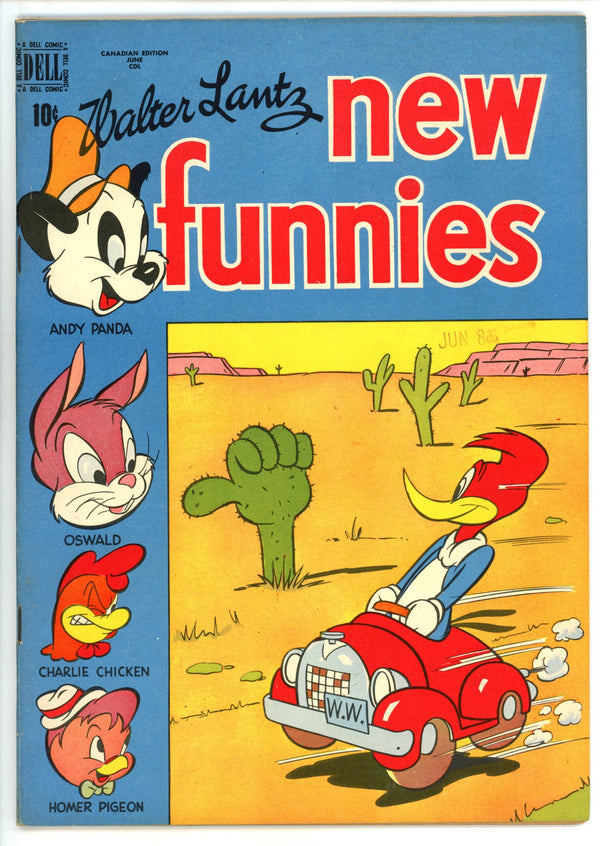 Walter Lantz New Funnies 148 FN/VF (7.0) (1949) Canadian Edition