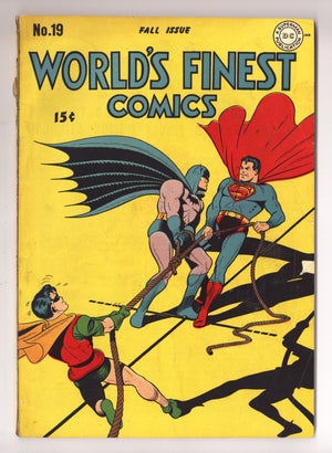 World's Finest Comics 19 GD/VG (3.0) (1945)