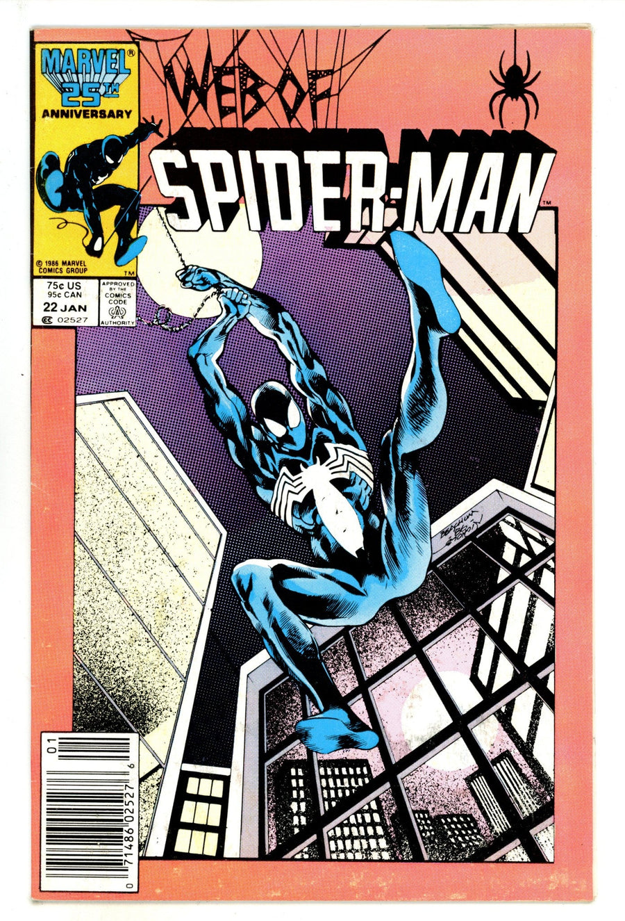Web of Spider-Man Vol 1 22  Mid Grade   (1987)   Newsstand