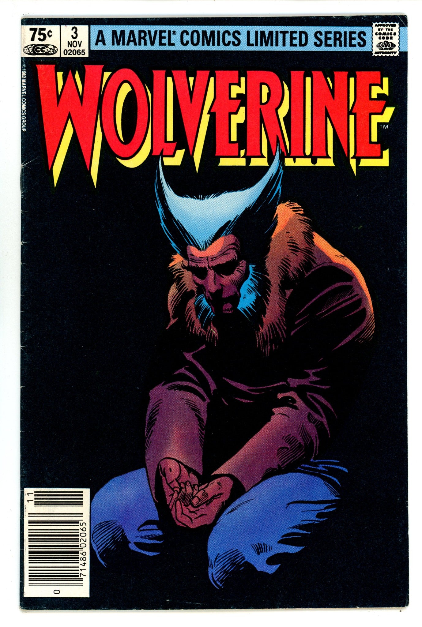 Wolverine Vol 1 3 FN (6.0) (1982) Canadian Price Variant 