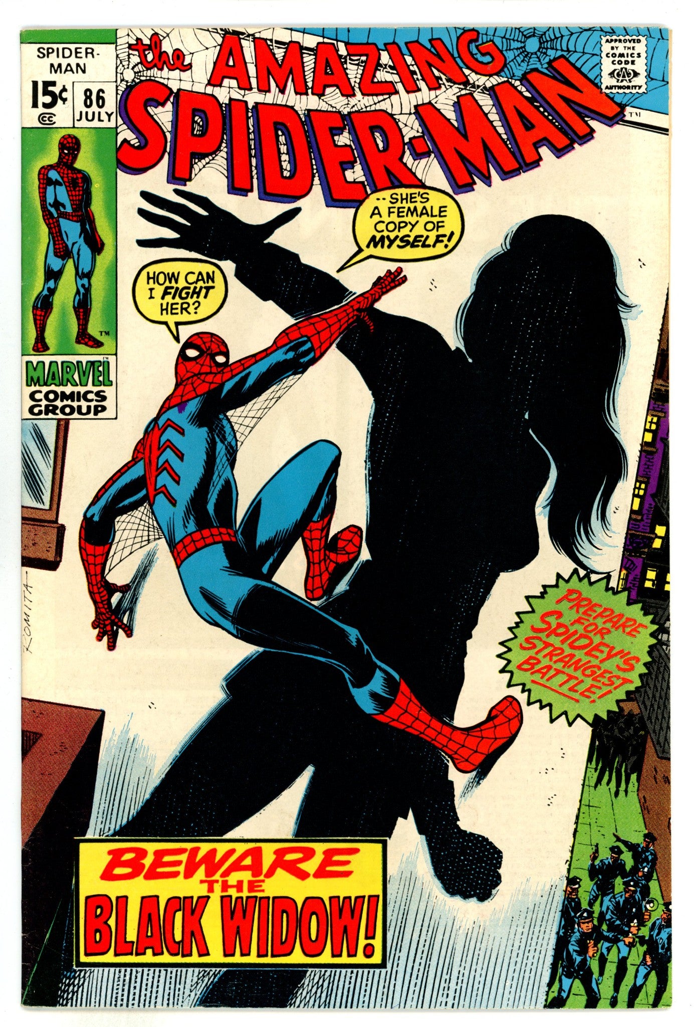 The Amazing Spider-Man Vol 1 86 VF+ (8.5) (1970) 