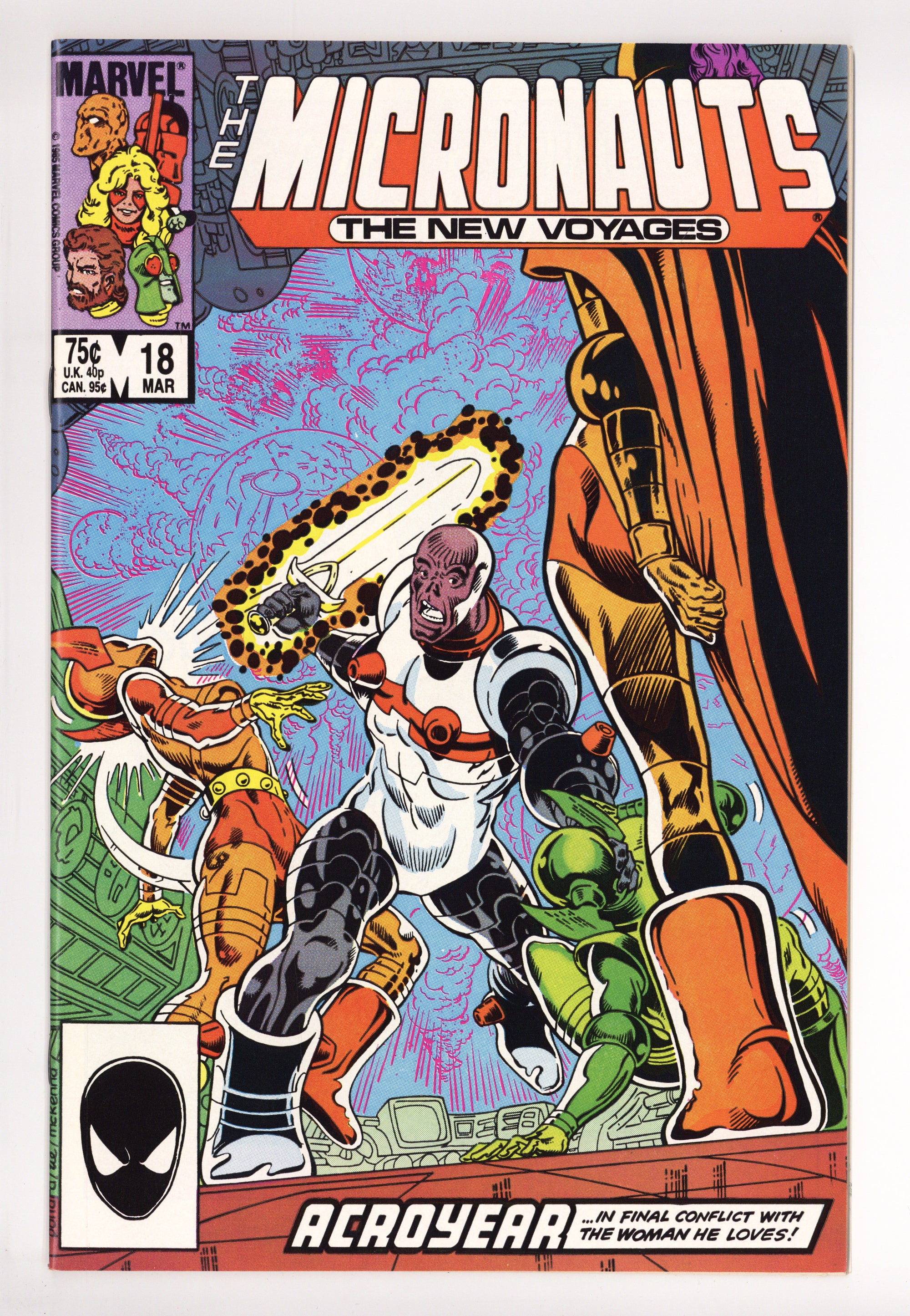 Micronauts Vol 2 18 High Grade (1986) 