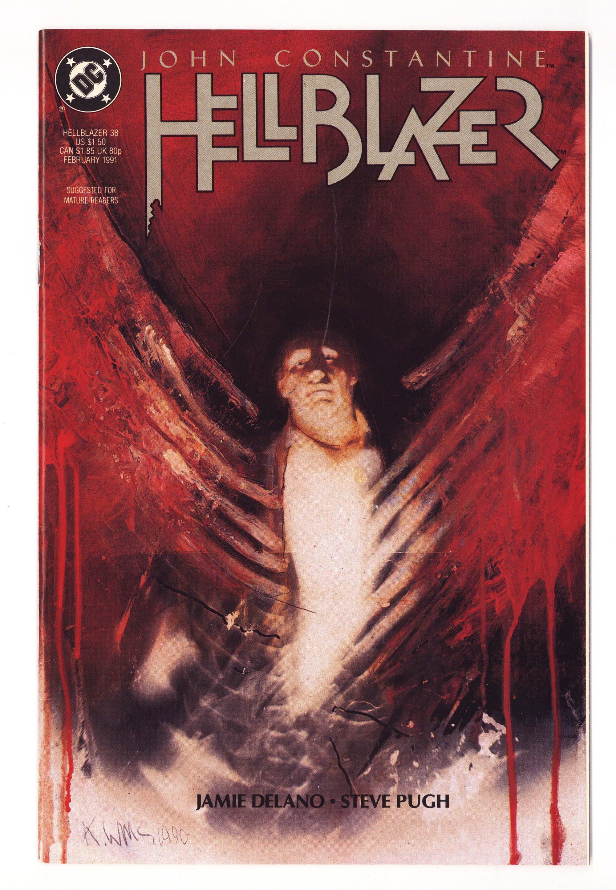 Hellblazer Vol 1 38 Mid Grade (1990) 