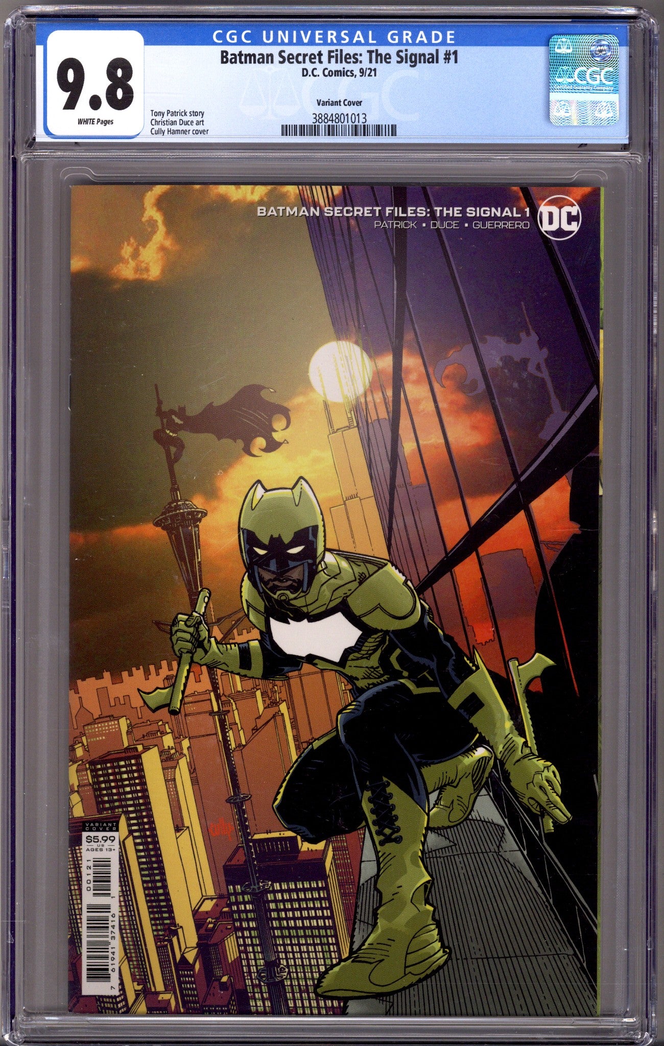 Batman Secret Files: The Signal 1 CGC 9.8 (NM/M) (2021) Hamner Variant 
