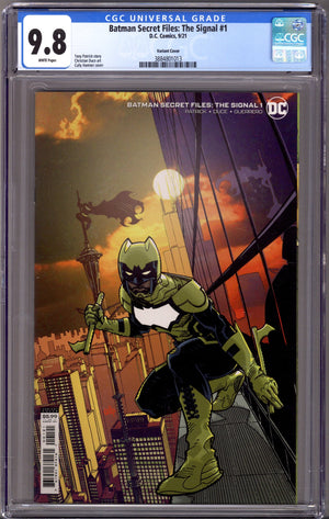 Batman Secret Files: The Signal 1 CGC 9.8 (NM/M) (2021) Hamner Variant