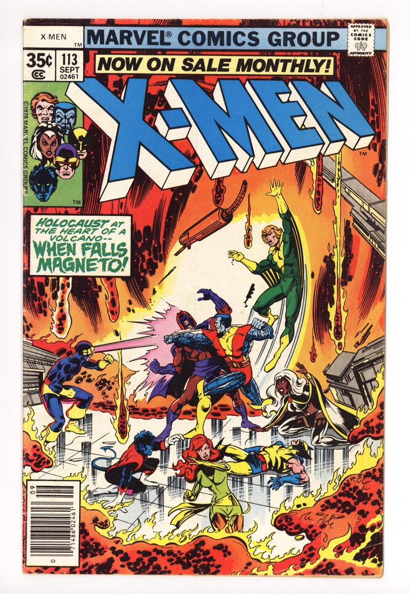 The X-Men Vol 1 113 VG/FN (5.0) (1978) Signed x1 1st Page Terry Austin 