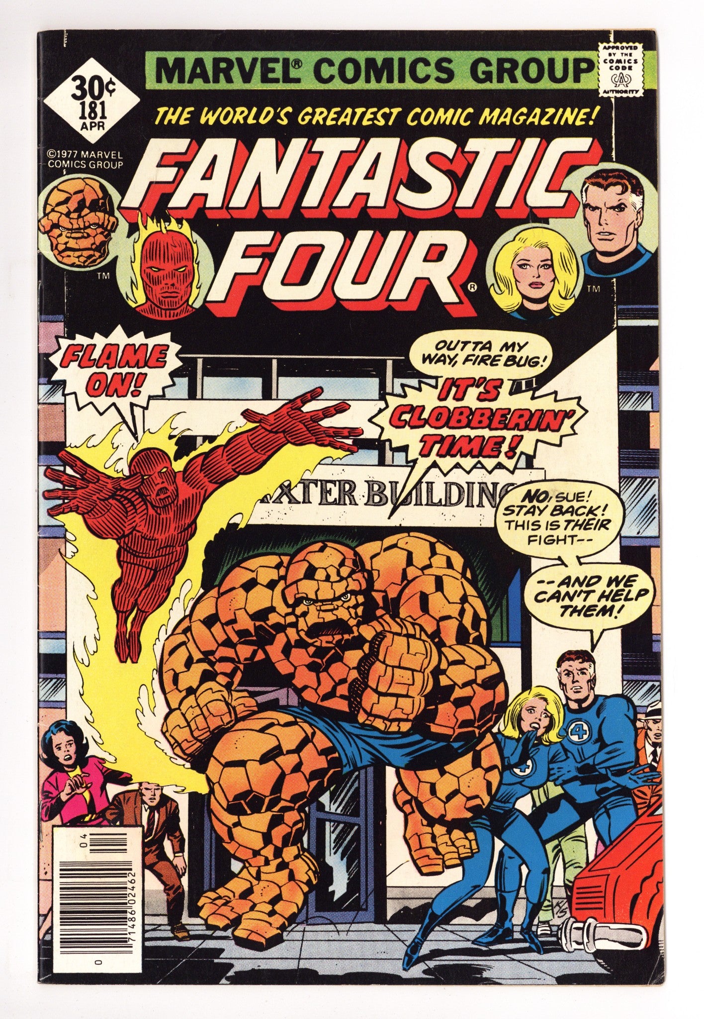 Fantastic Four Vol 1 181 Mid Grade (1977) Whitman Variant 
