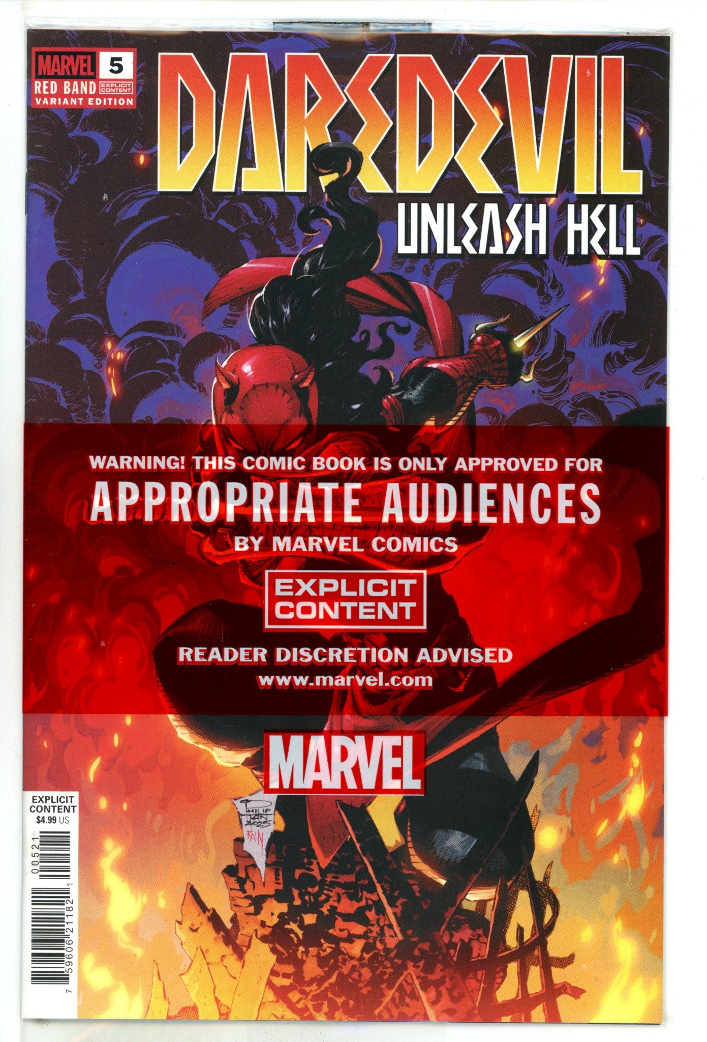 Daredevil: Unleash Hell - Red Band 5 Tan Sealed Variant (2025)