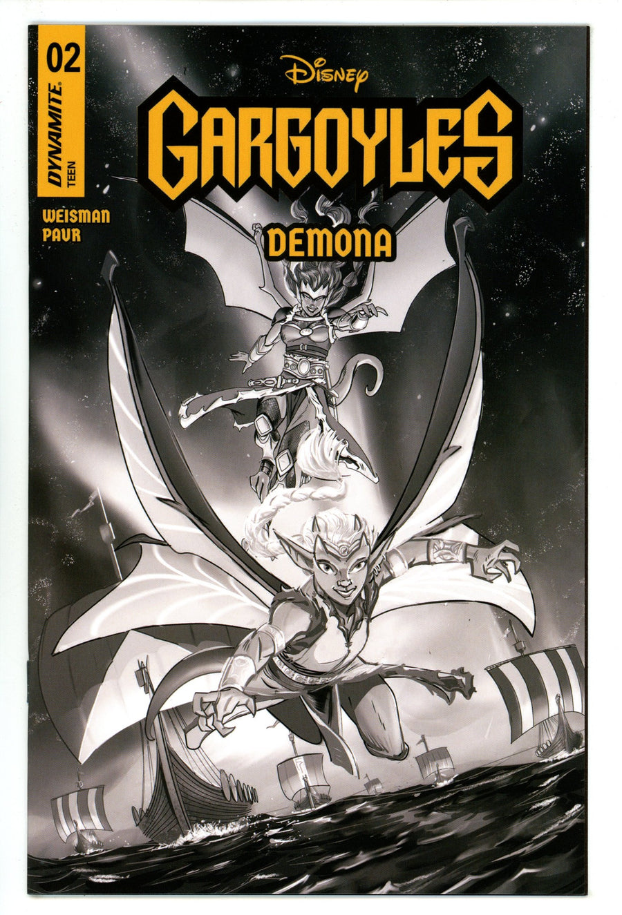 Gargoyles Demona 2 Paur B&W Incentive (2025)