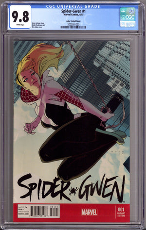 Spider-Gwen Vol 1 1 CGC 9.8 (NM/M) (2015) Anka Incentive Variant