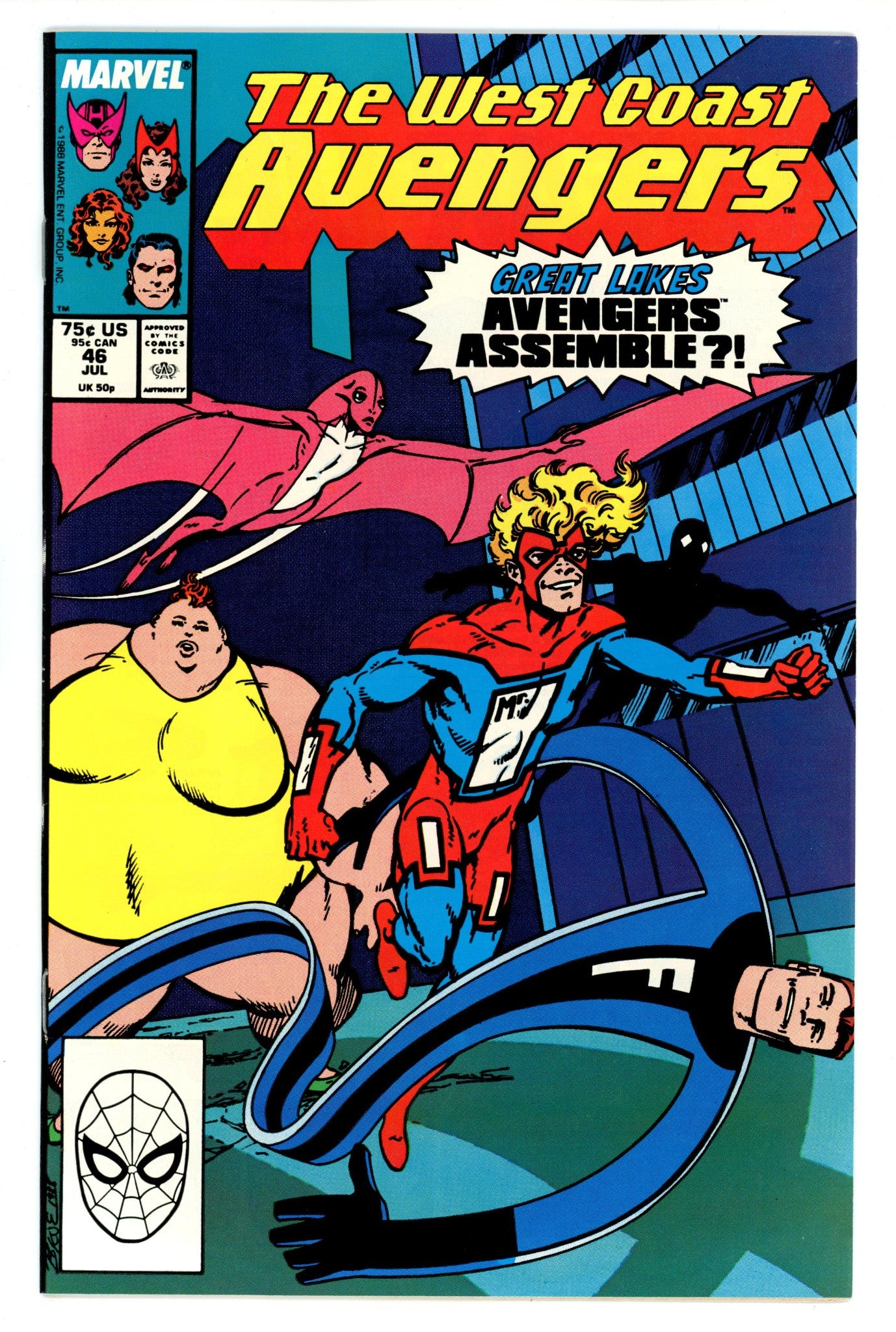 West Coast Avengers Vol 2 46 VF+ (8.5) (1989) 