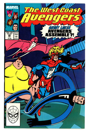 West Coast Avengers Vol 2 46 VF+ (8.5) (1989)