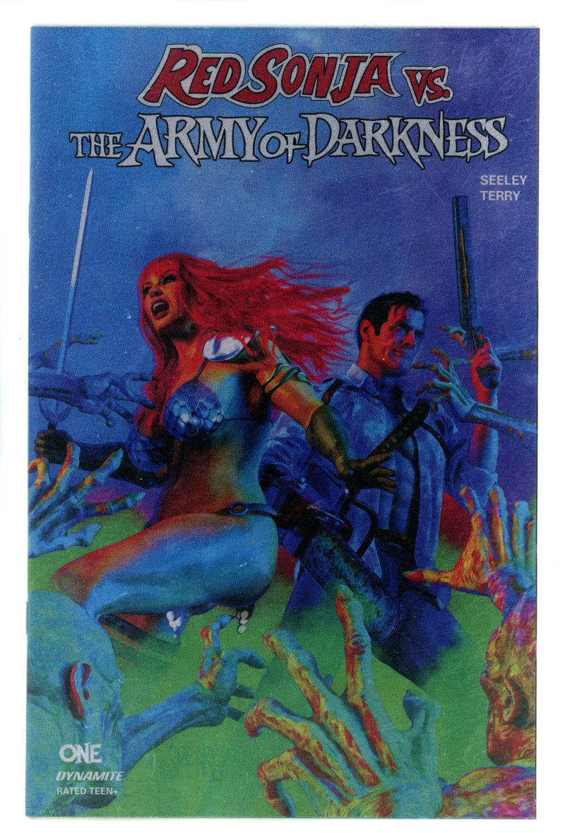 Red Sonja Vs Army Of Darkness 1 Spears Foil Variant (1900)