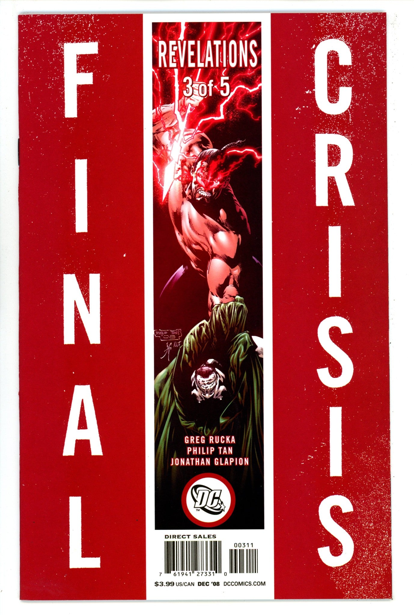 Final Crisis: Revelations 3 High Grade (2008) Tan Variant 