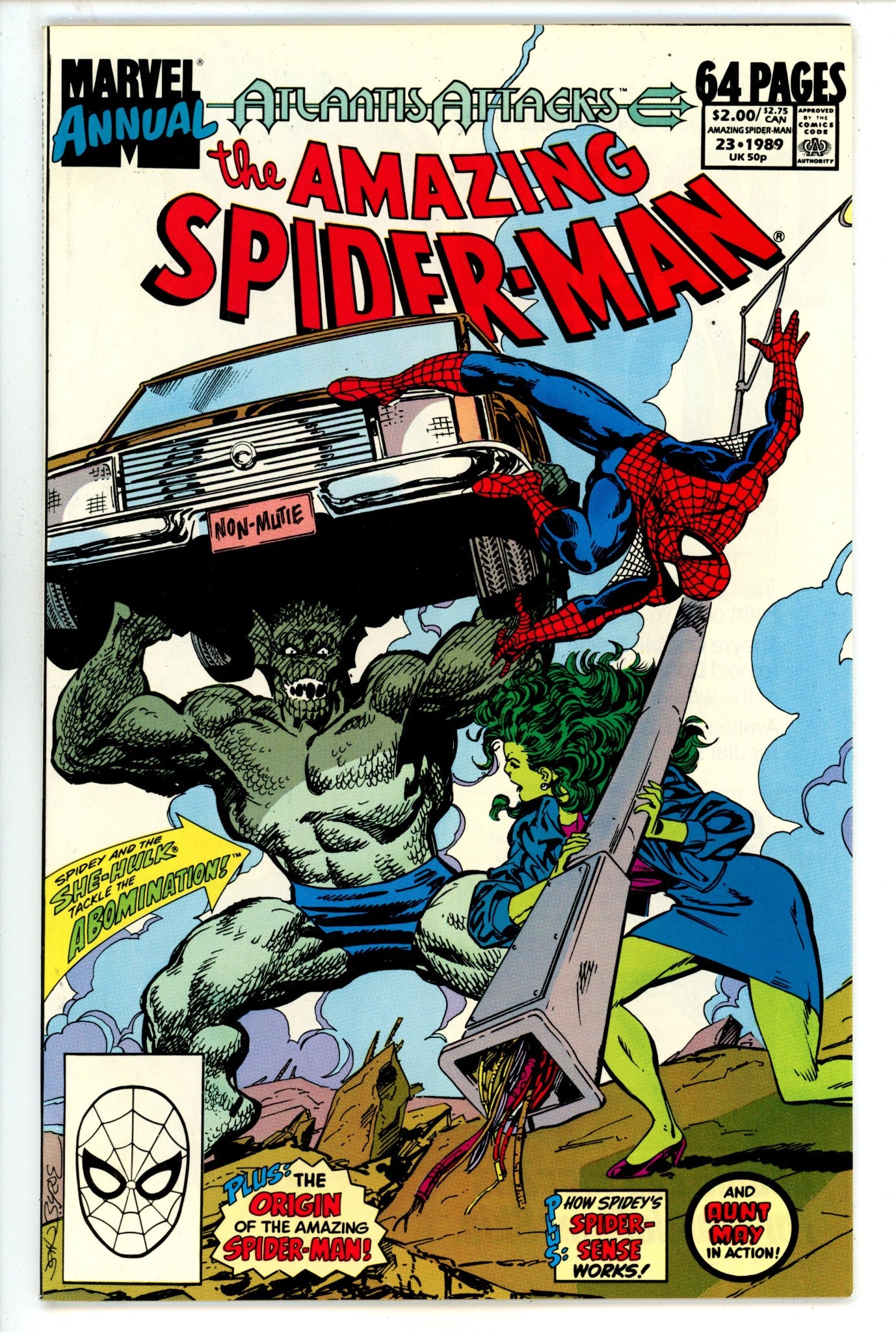 The Amazing Spider-Man Annual Vol 1 23 VF (8.0) (1989) 