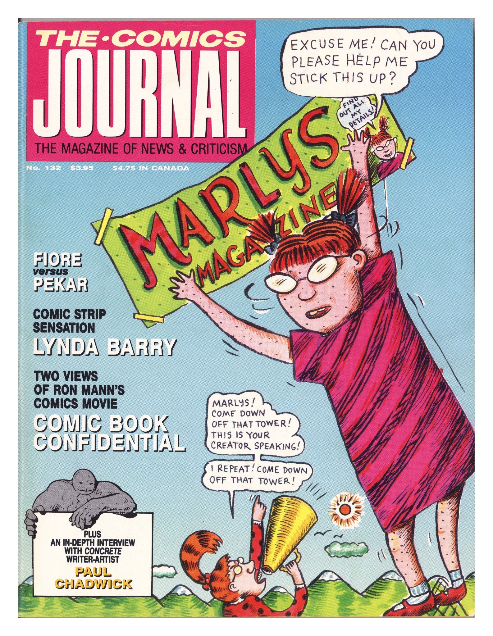 The Comics Journal 132 Mid Grade (1989) 
