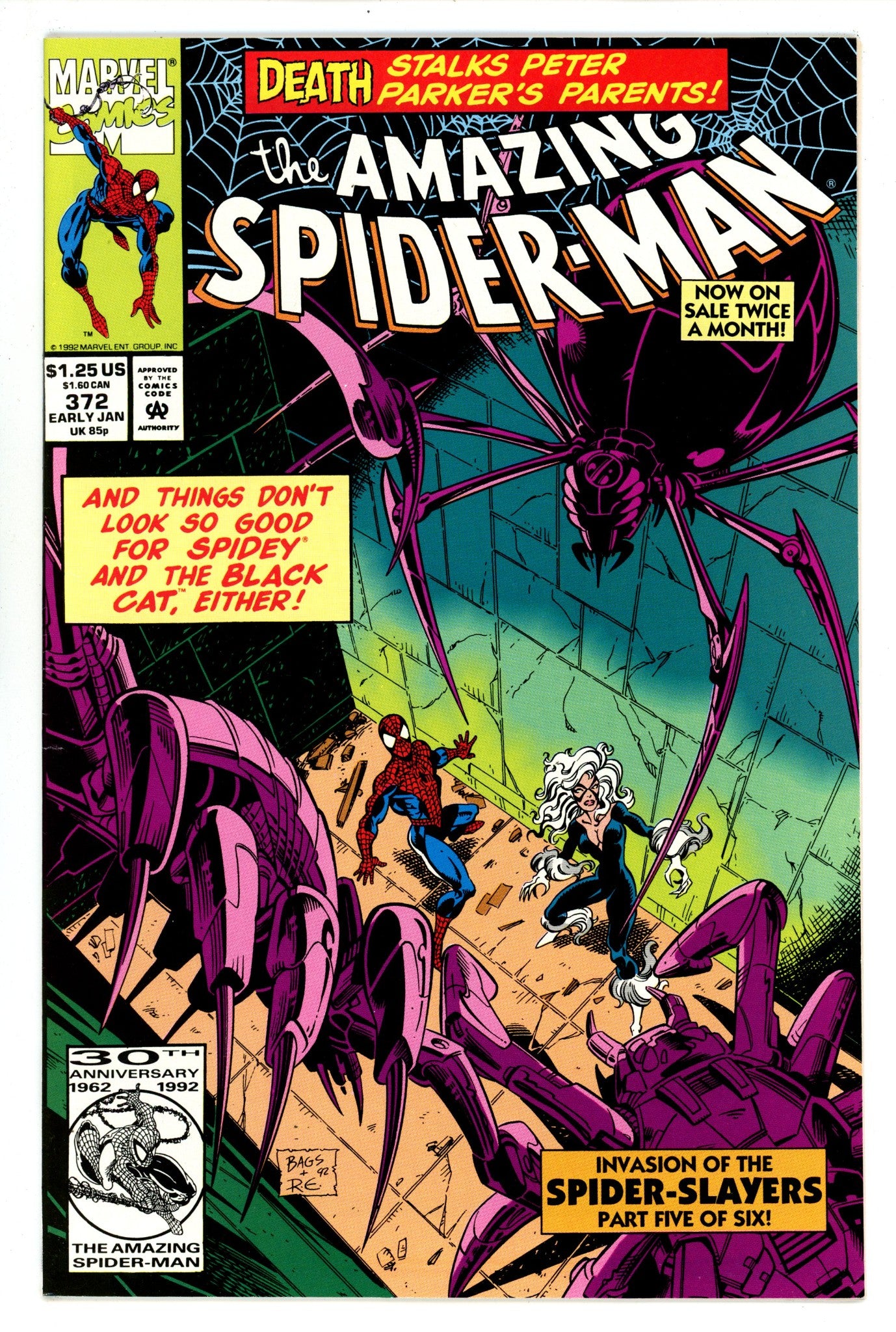 The Amazing Spider-Man Vol 1 372 VF (8.0) (1993) 