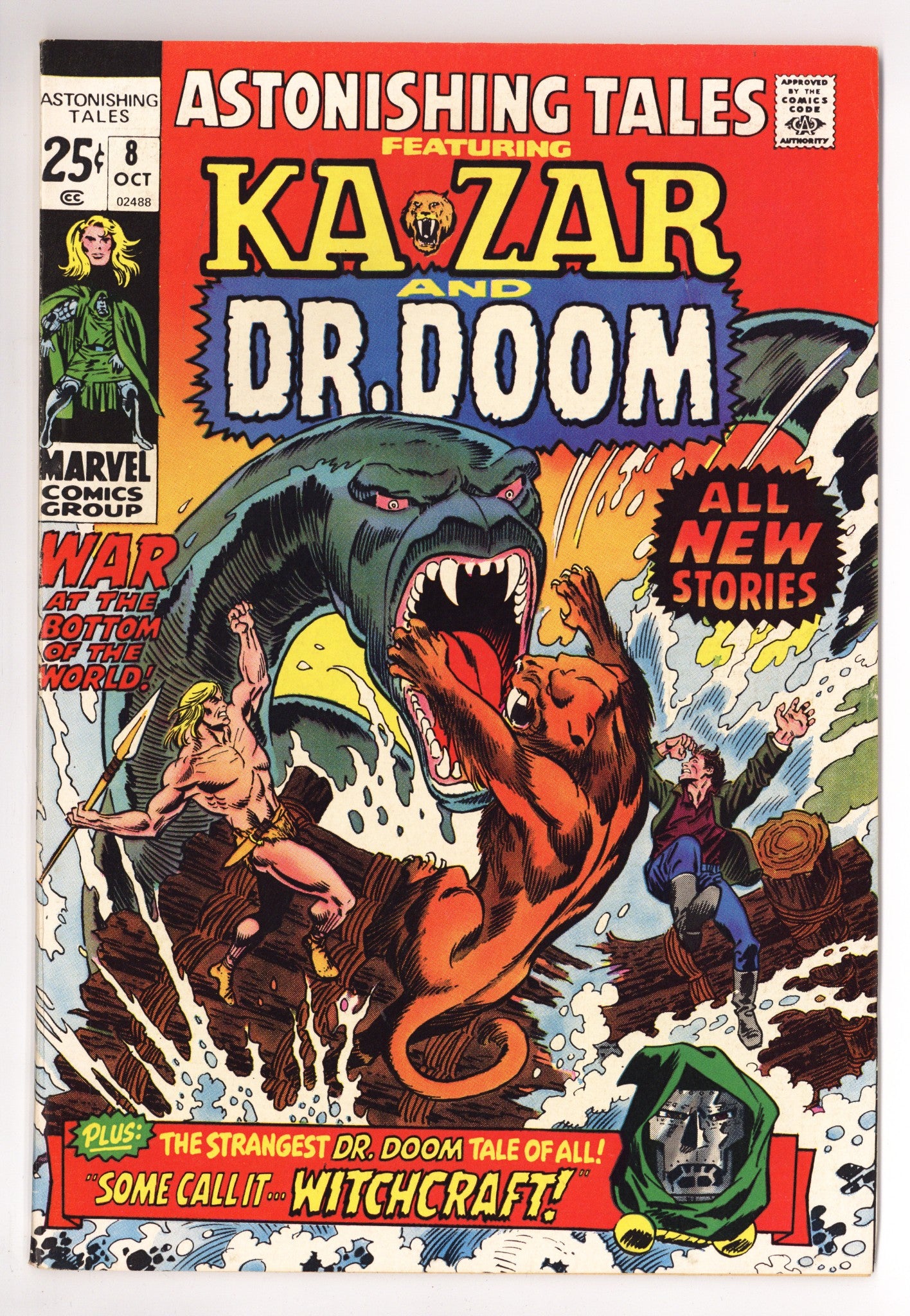 Astonishing Tales Vol 1 8 VF/NM (9.0) (1971) 