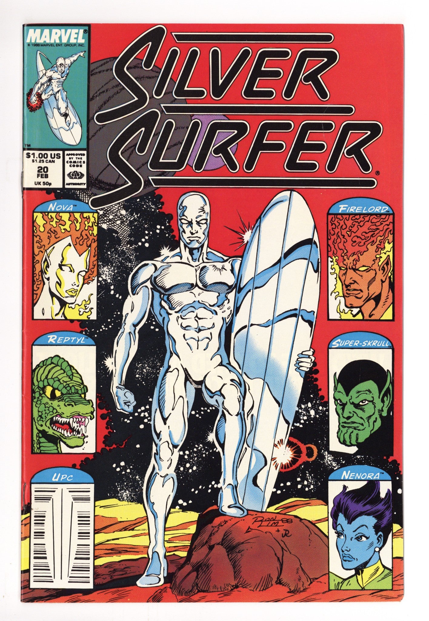 Silver Surfer Vol 3 20 Mid Grade (1989) 