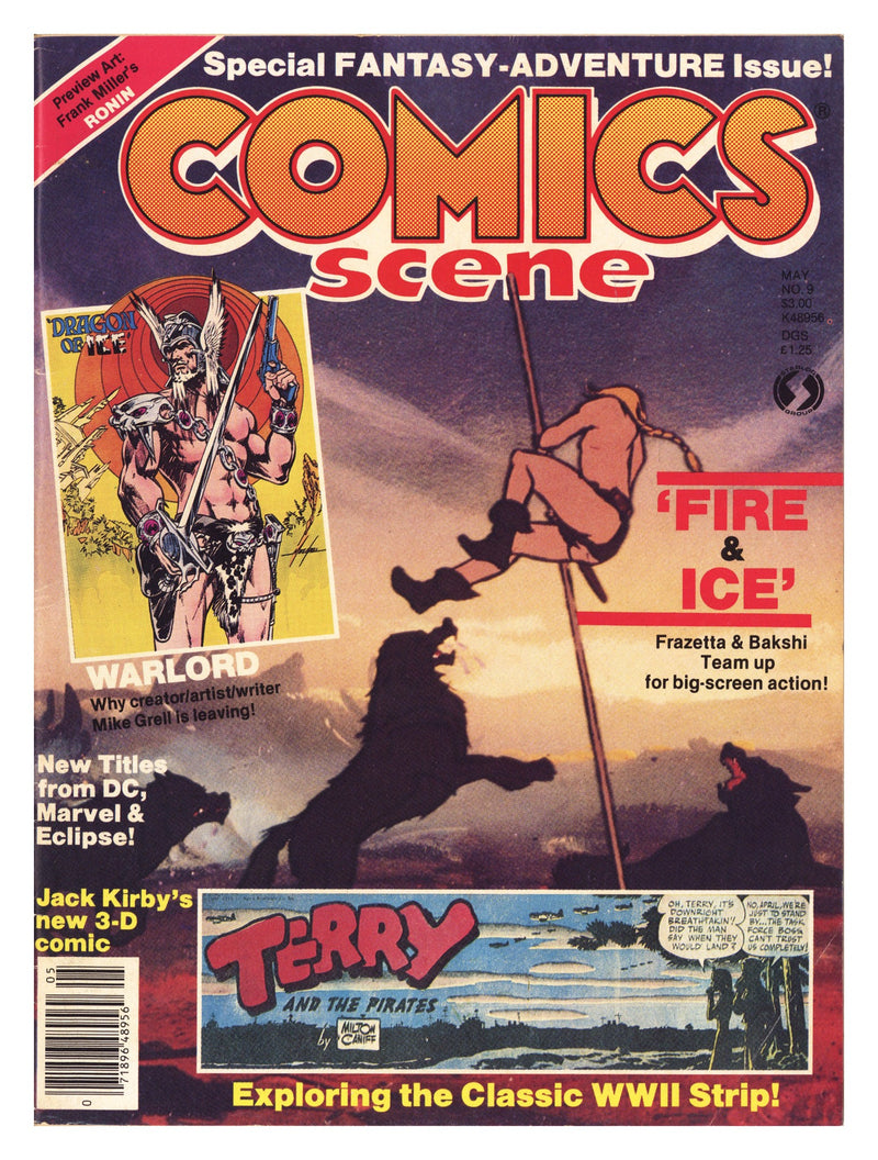 Comics Scene Vol 1 9 Low Grade (1983) Canadian Price Variant 