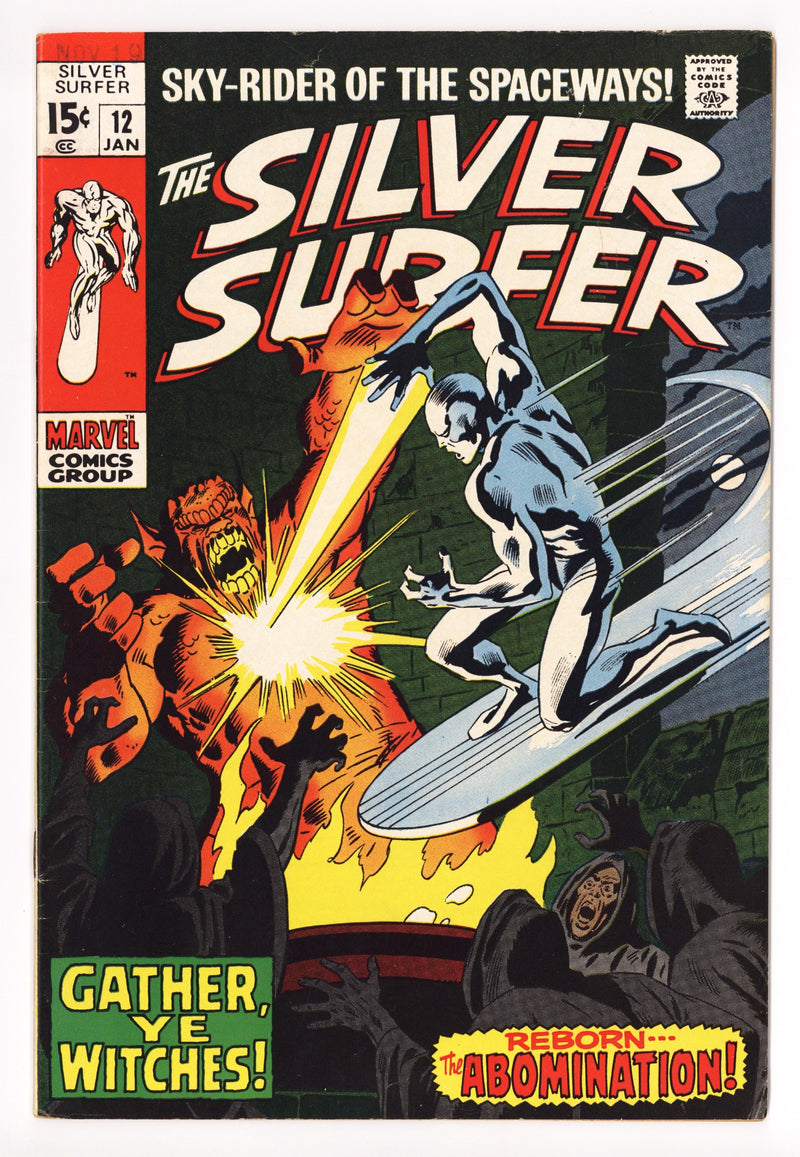 The Silver Surfer Vol 1 12 FN/VF (7.0) (1970) 