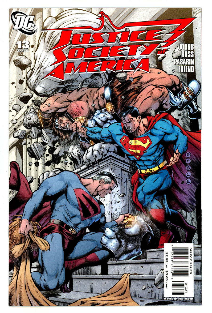 Justice Society of America Vol 3 13 High Grade (2008) Eaglesham Incentive Variant 