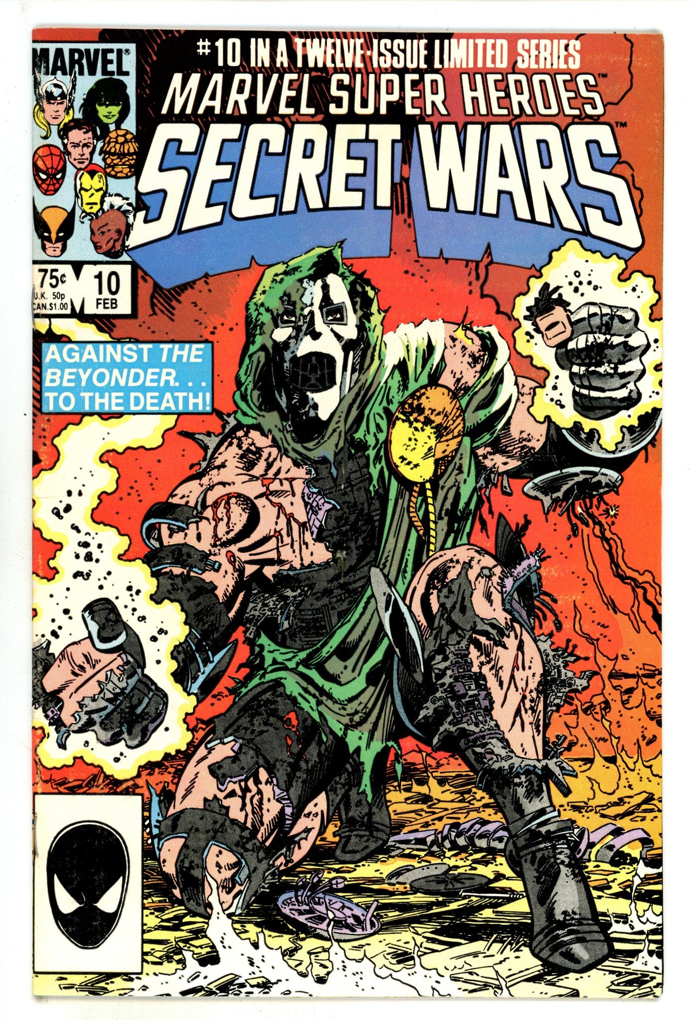 Marvel Super-Heroes Secret Wars 10 FN+ (6.5) (1985) 
