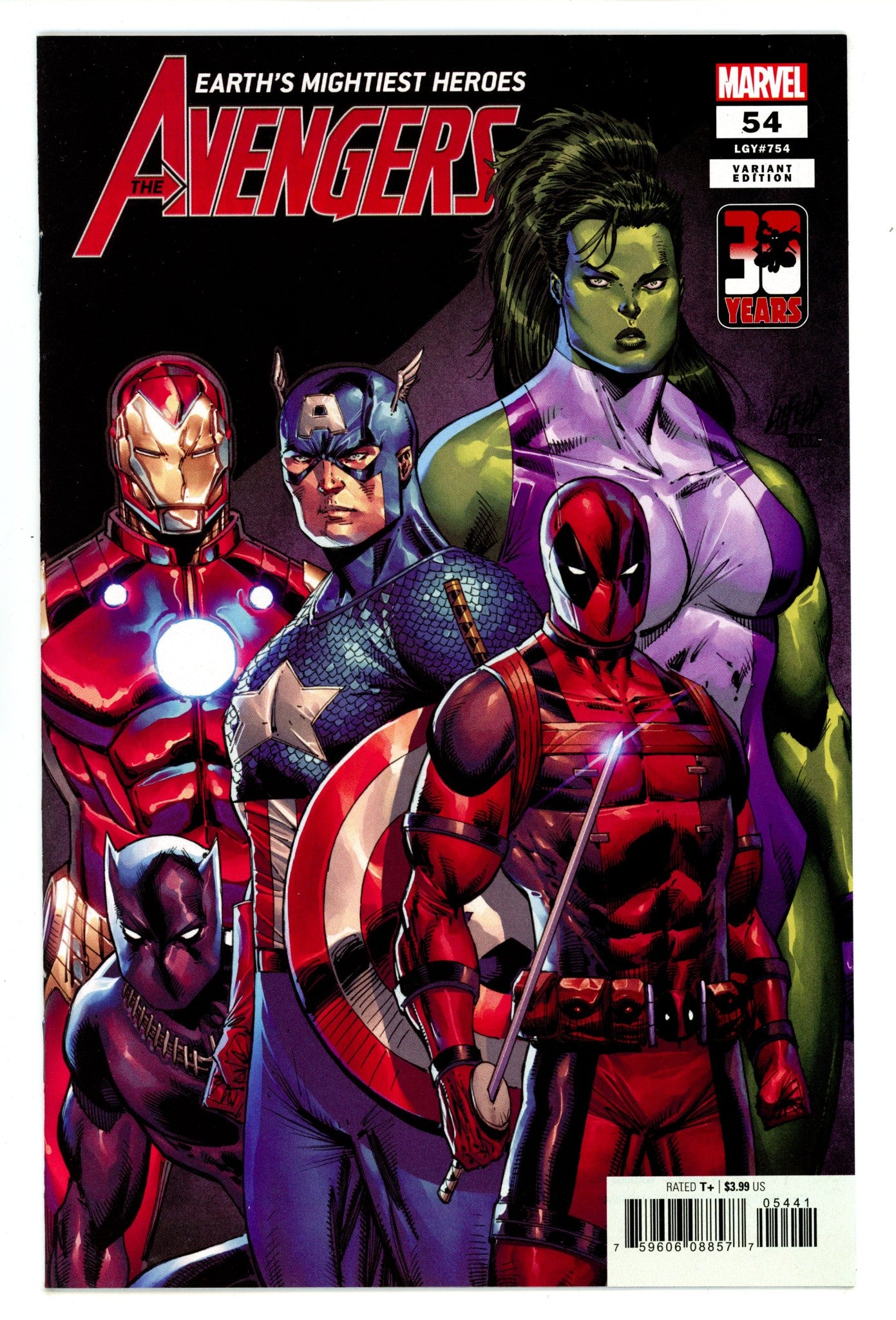 Avengers Vol 8 54 (754) High Grade (2022) Liefeld Variant 