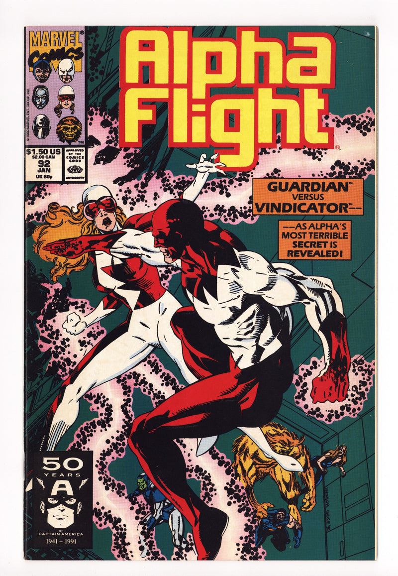 Alpha Flight Vol 1 92 High Grade (1991) 