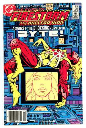 The Fury of Firestorm Vol 2 23 FN+ (6.5) (1984) Canadian Price Variant